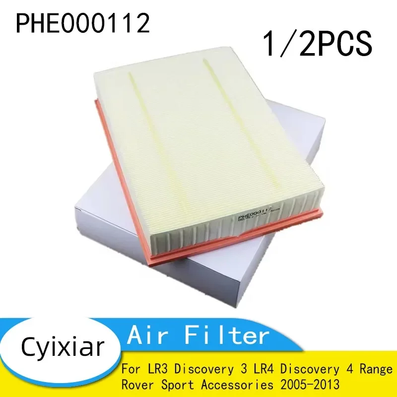 Car Parts Engine Air Filter for LR3 Discovery 3 LR4 Discovery 4 Range Rover Sport Accessories 2005-2013 PHE000112