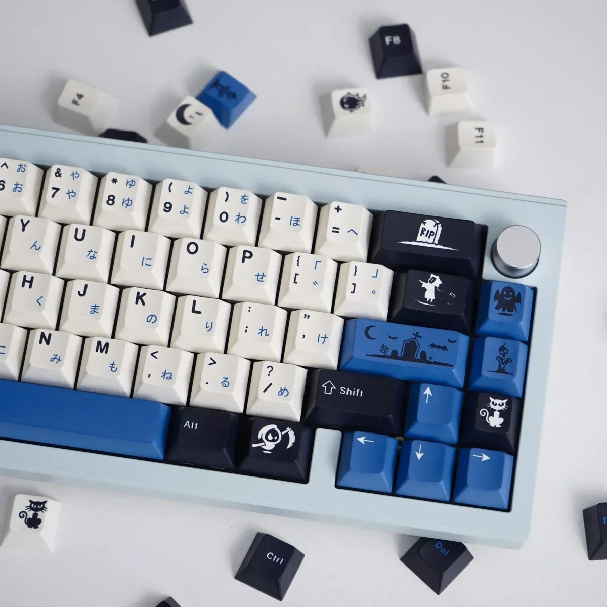 GMK 152 keys Midnight full set of mechanical keyboard  PBT keycaps DYE sublimation cherry Profile adaptation 61/64/87