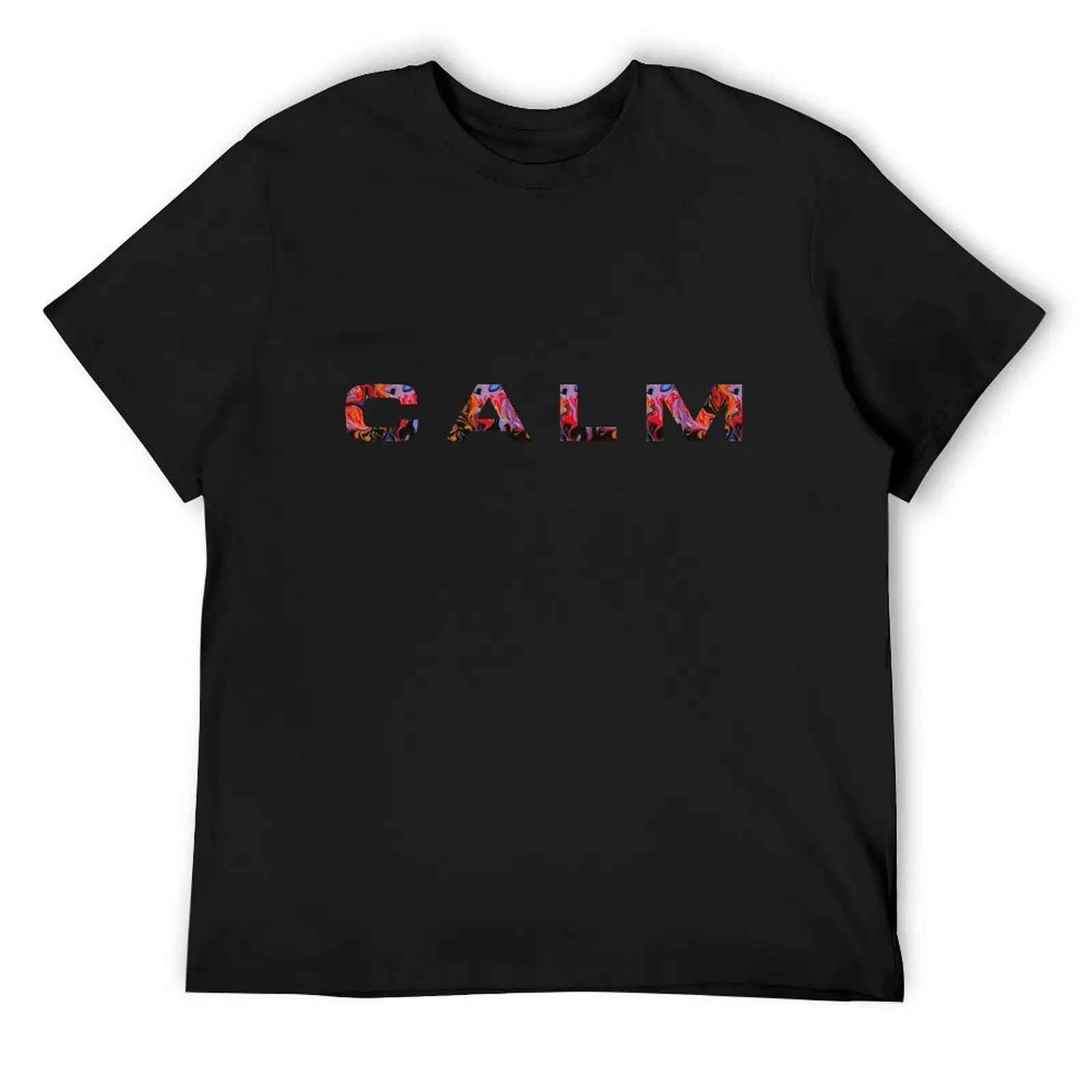 

CALM 5sos T-Shirt summer shirt blue archive luxury designer mens t shirt