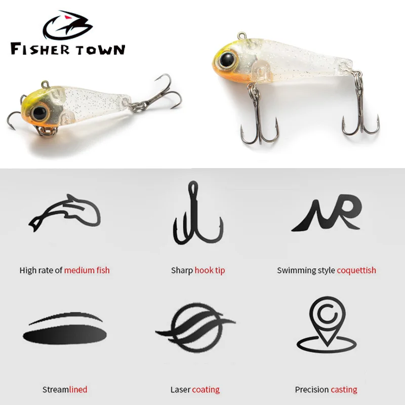 Fisher Town 35mm 3.8g Topwater Pencil Surface Fishing Lure Walk The Dog Artificial Saltwater Hard Bait Bass Plastic Walker