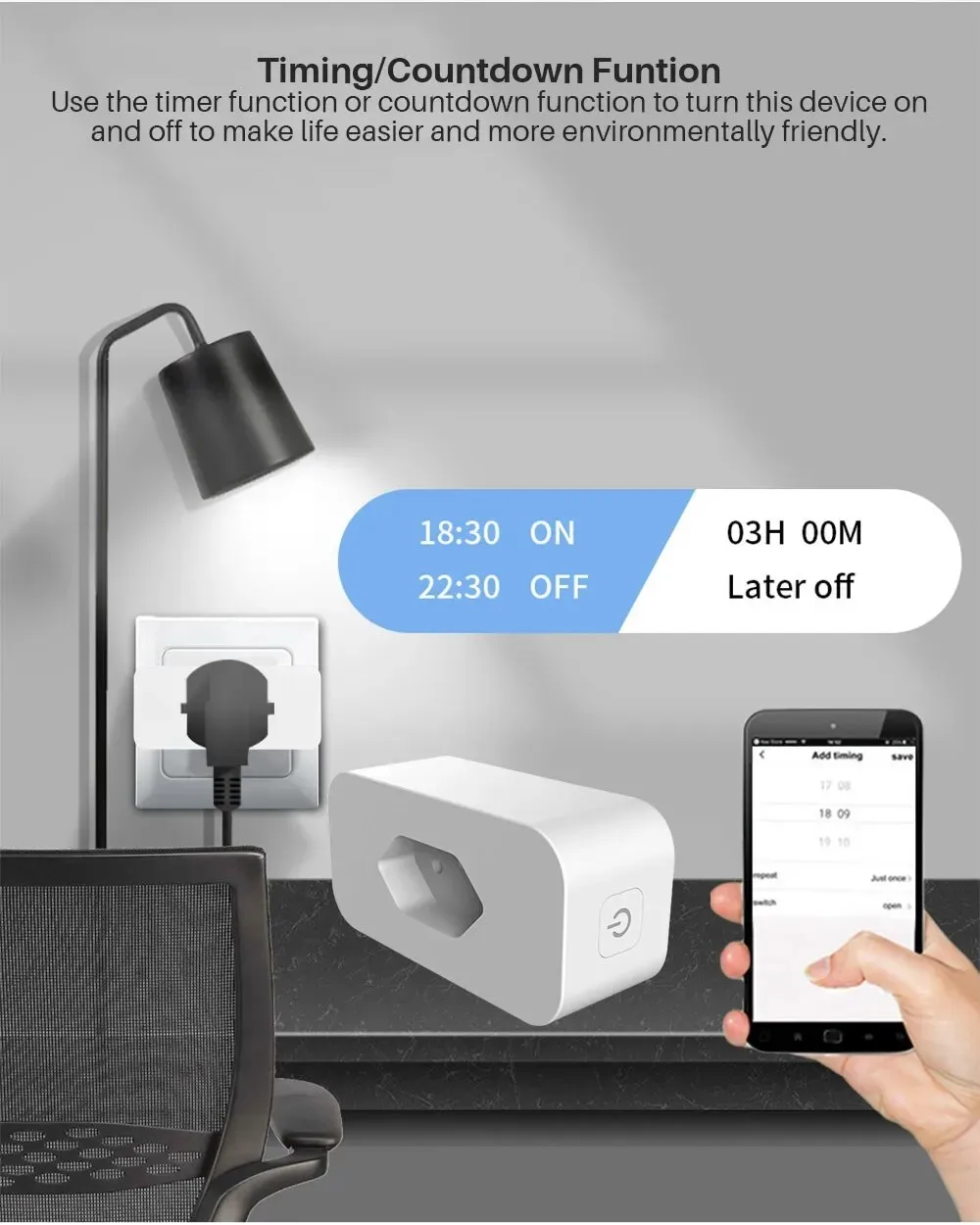 eWeLink 16A Brasilien Standard WiFi Smart Plug mit Power Monitor Smart Life APP Smart Socket Spracharbeit für Google Home Alexa