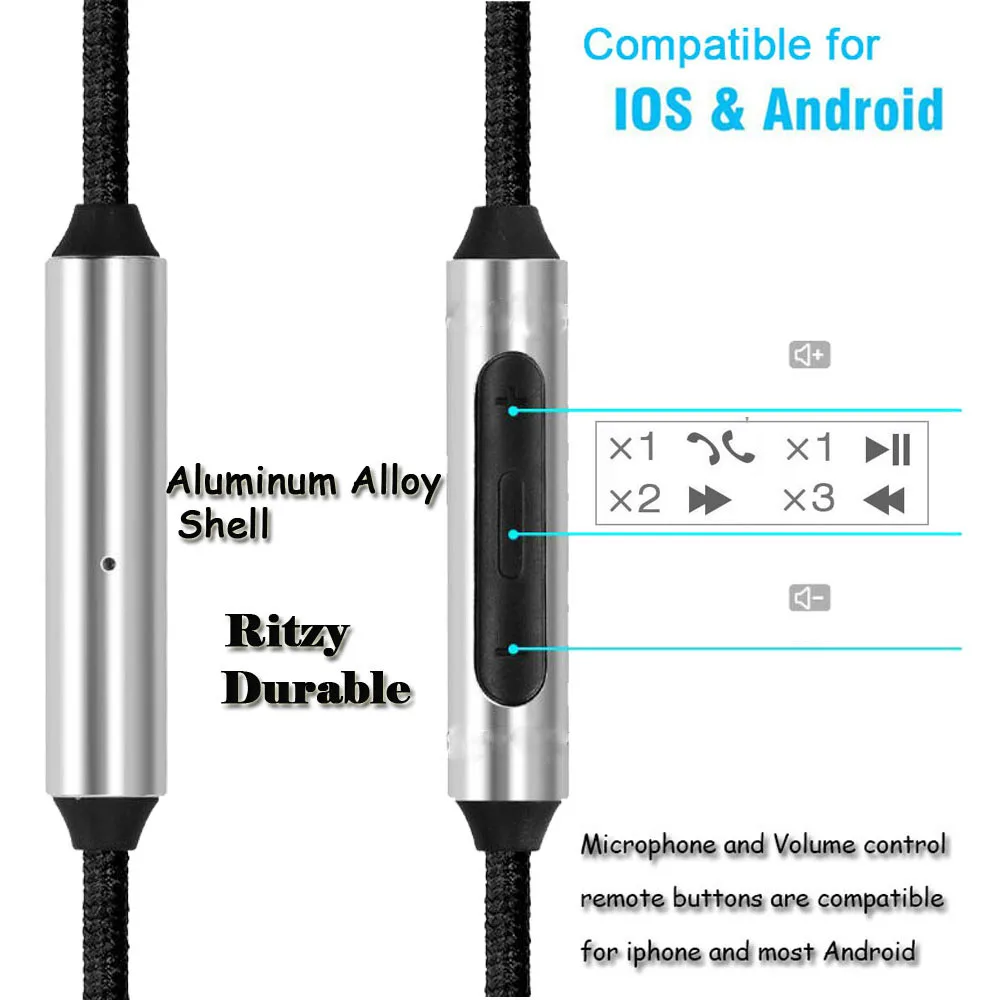 كابل Poyatu لـ Sennheiser HD598 HD558 HD518 HD519 HD579 HD 598 CS SE SR كابلات سماعات الرأس ترقية استبدال الحبل ميكروفون عن بعد