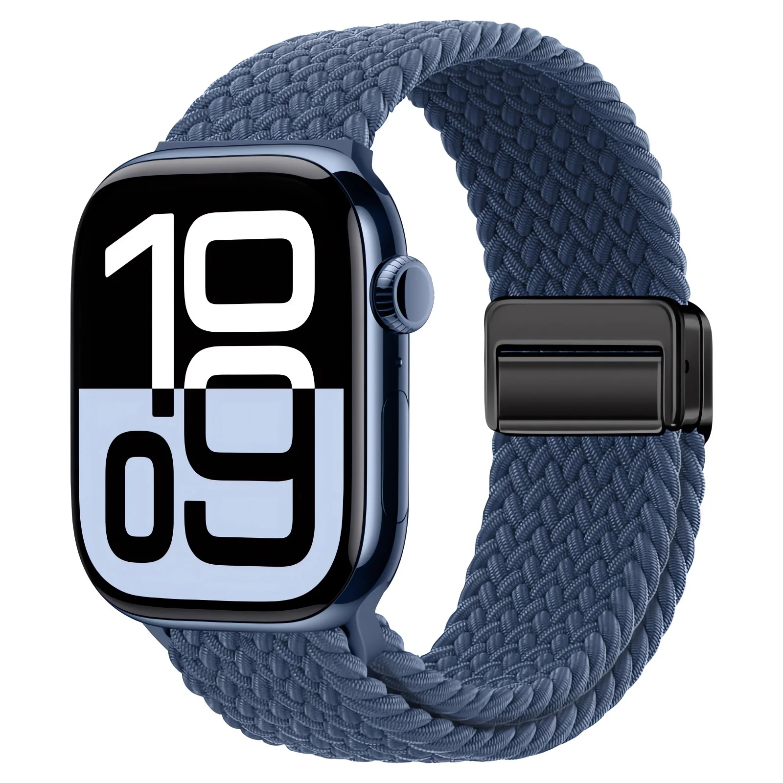 Magnetic Strap for Apple Watch Band 10 46/42mm 44mm 38/40/41mm 45mm Braided Loop correa iWatch series 9/8/7/6/5/4/3 Ultra 2 49mm