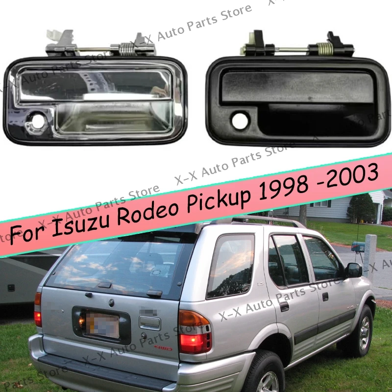 Manijas de puerta exterior delantera de coche OEM IZ1311109 IZ1520106 IZ1310109 IZ1521106 para camioneta Isuzu Rodeo 1998 1999 2000 2001 2002 2003