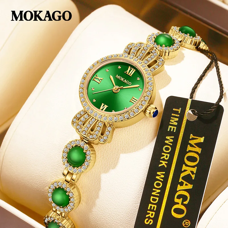 

Женские роскошные часы-браслет с полной бриллиантовой короной, британские модные тонкие легкие женские декоративные ювелирные наручные часы в стиле Ins