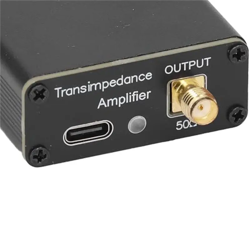 DT23 Low Noise Signal Amplifier 10KHz-180MHz RF Full Band Booster for Radio Antenna, Donut WB Type-C Portable