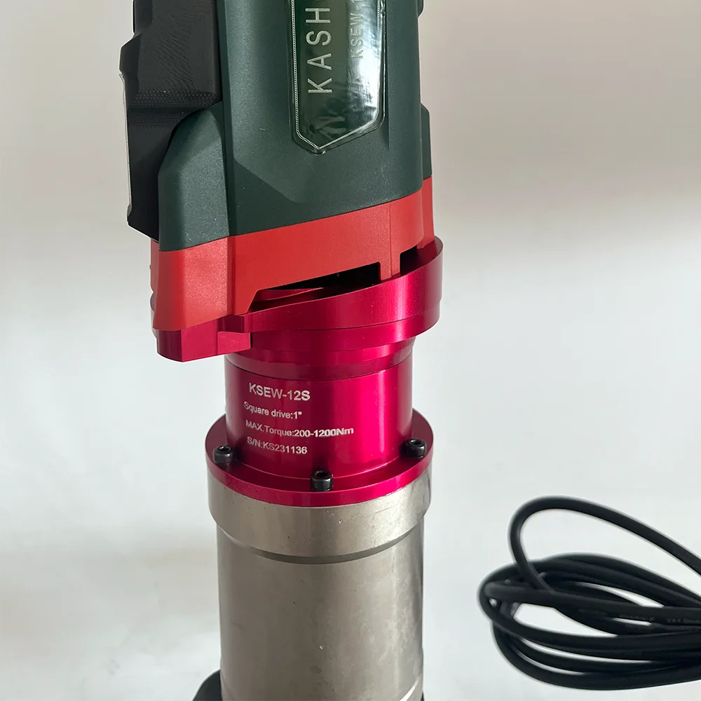 1200 Nm Electrical Driven Compact Torque Wrench Optimized Technology Electric Impact Wrench