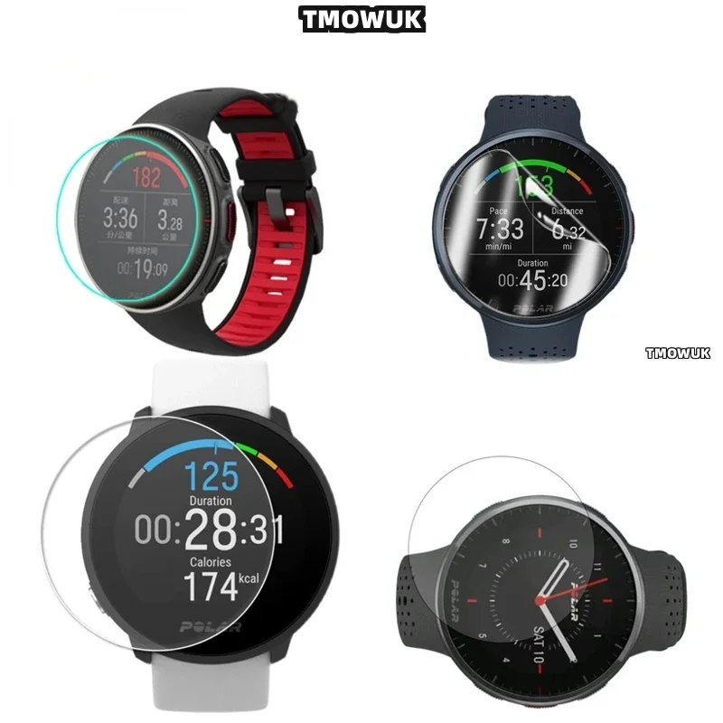 

For Polar Vantage V V2 M M2 M3 Ignite 2 Pacer Pro Grit X Pro Unite Polar M200 - Anti - Dust Tempered Glass Screen Protector