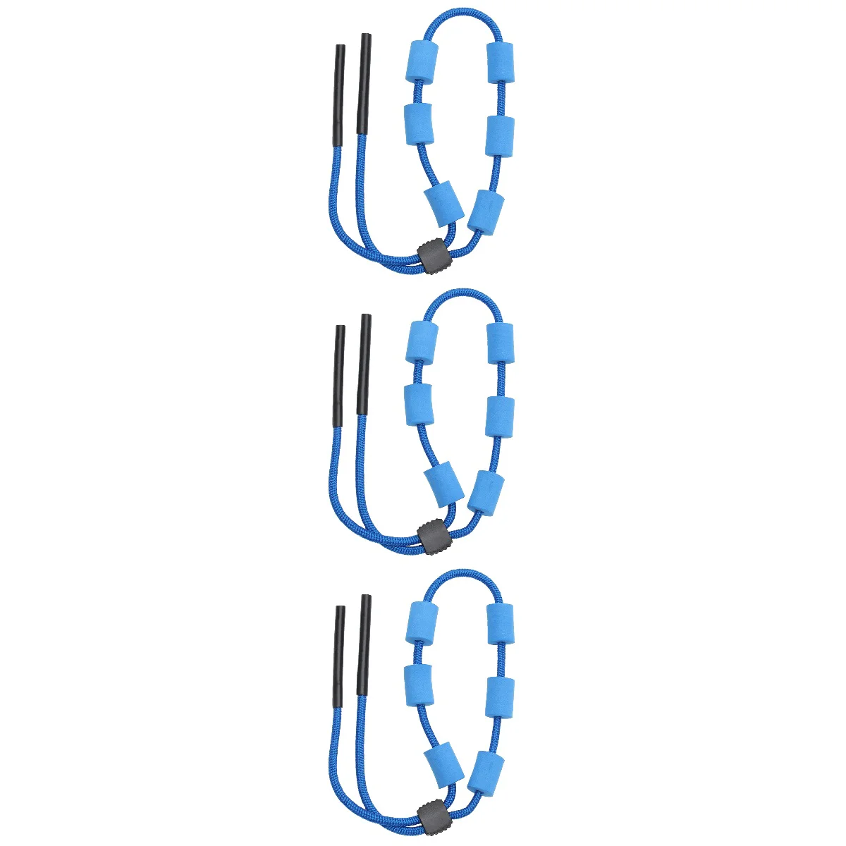 3 PCS Floating Glasses Lanyard Fixed Chain Rope Accessories Sports Fixing Hanging Foam Polyester Swimming