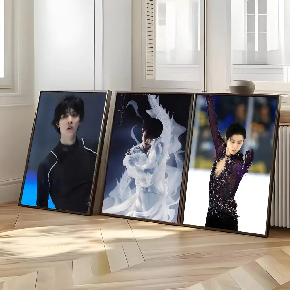 athlete figure skating Y-Yuzuru Hanyu Poster Distinct Home Decor Concepts Chic Indoor Art Pieces