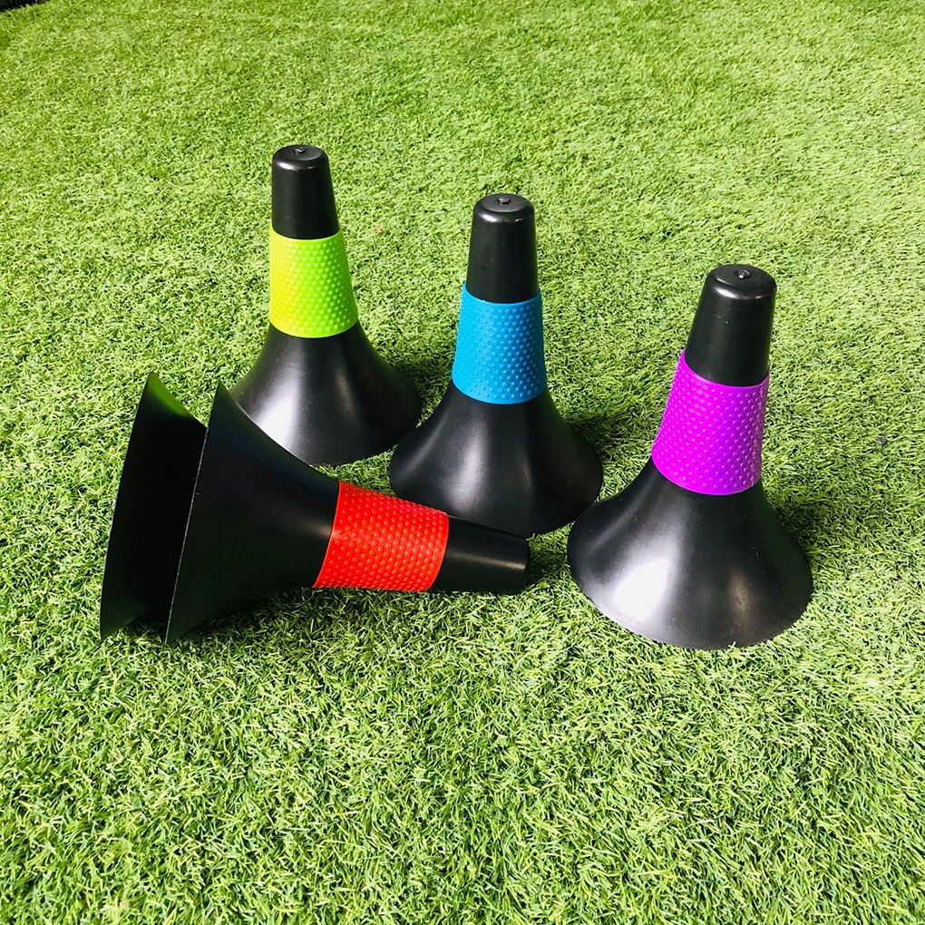 5PCS/Set Sporting Marker Exercising Cone Basketball Volleyball Barrier Practicing Stackable Cones Equipment Beginner