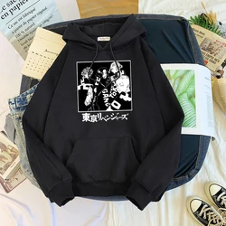 Anime Comics Tokyo Revengers Men Clothes Comics Hoodie Long Sleeves Warm Fashion Crewneck Hoodies Autumn Fleece Loose Hoody