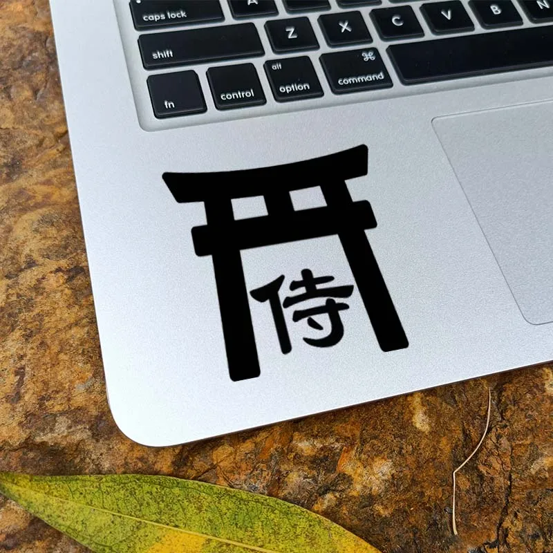 

Японская виниловая наклейка Torii Samurai для ноутбука Macbook Air Pro 16 Retina 13 15 дюймов