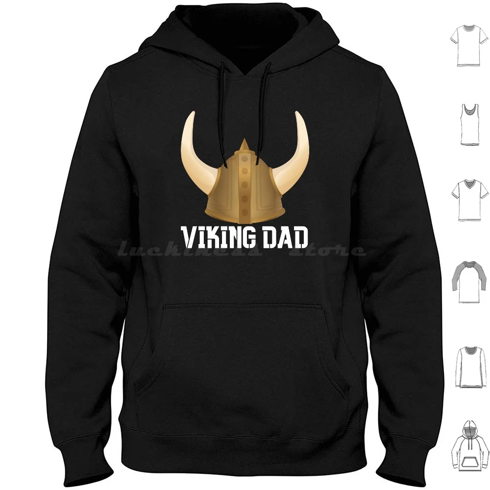 

Viking Dad Funny Gift Father Day Hoodies Long Sleeve Viking Scandinavian Viking God Vikings Viking Lovers Father