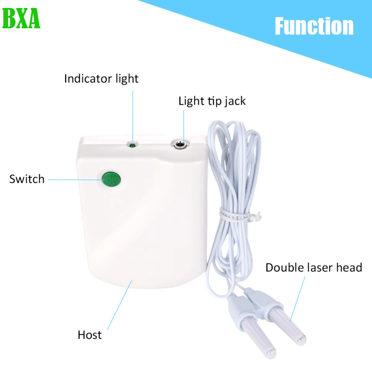 Nose Care Device Rhinitis Sinusitis Cure Therapy Nose Massage Hay fever Low Frequency Pulse Laser Runny Sneeze Treatment Machine