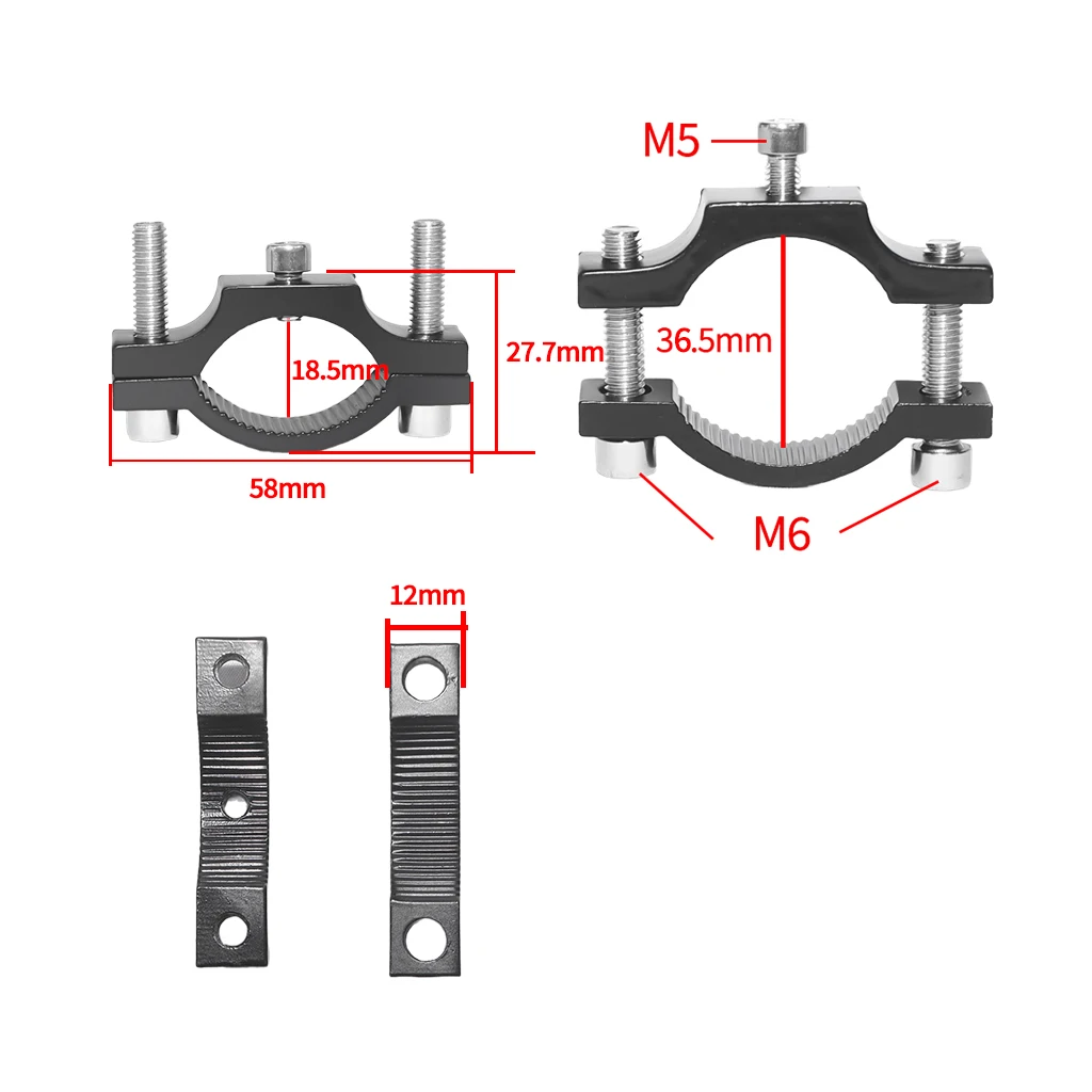 Lenker M6 Feste Schraube Fahrrad Radfahren Clip Clamp Taschenlampe Halterung LED Front Licht Halter Motorrad Fahrrad Zubehör – Detail 18