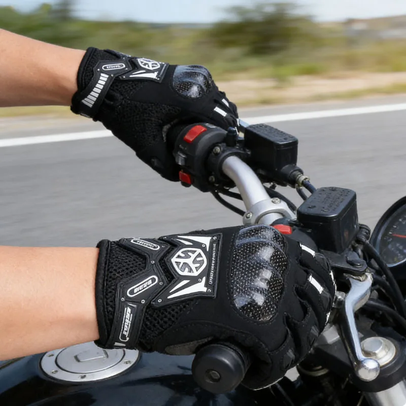 

Мотоциклетные перчатки Scoyco MC20 с карбоновыми вставками, дышащие, для мотоспорта, велоспорта, альпинизма, гонок и езды, для мужчин и женщин