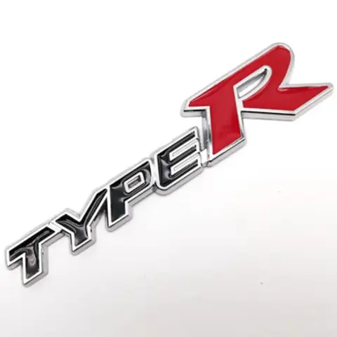 3D मेटल टाइप S लोगो टाइप R प्रतीक अक्षर कार ट्रंक बैज होंडा एकॉर्ड सिविक FK2 FN2 EP3 टाइप SR स्टिकर एक्सेसरीज़ के लिए 10 best sales fn2 प्रकार r - №8