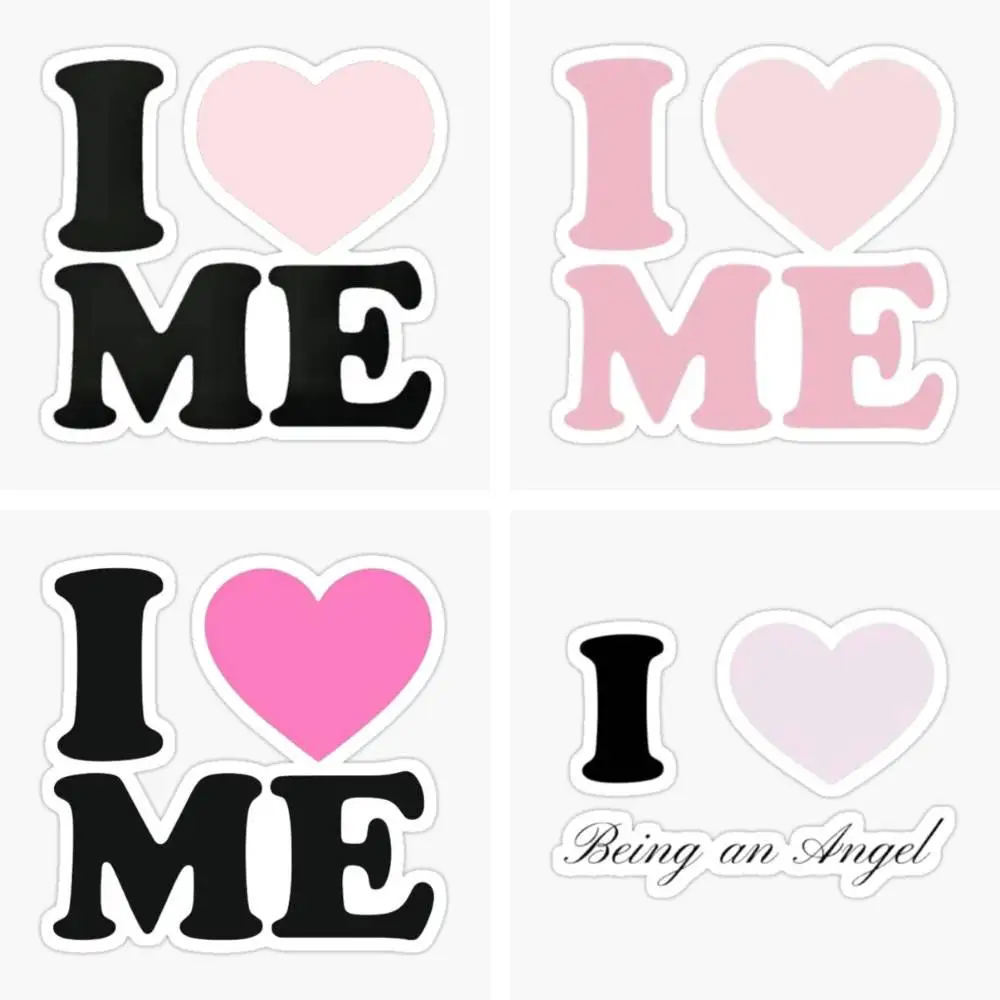 I Love Me Sticker Car Window Bumpers Die-cut Vinyl Stickers Decorative Accessories