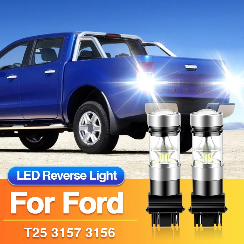 2PC T25 Led Reverse…