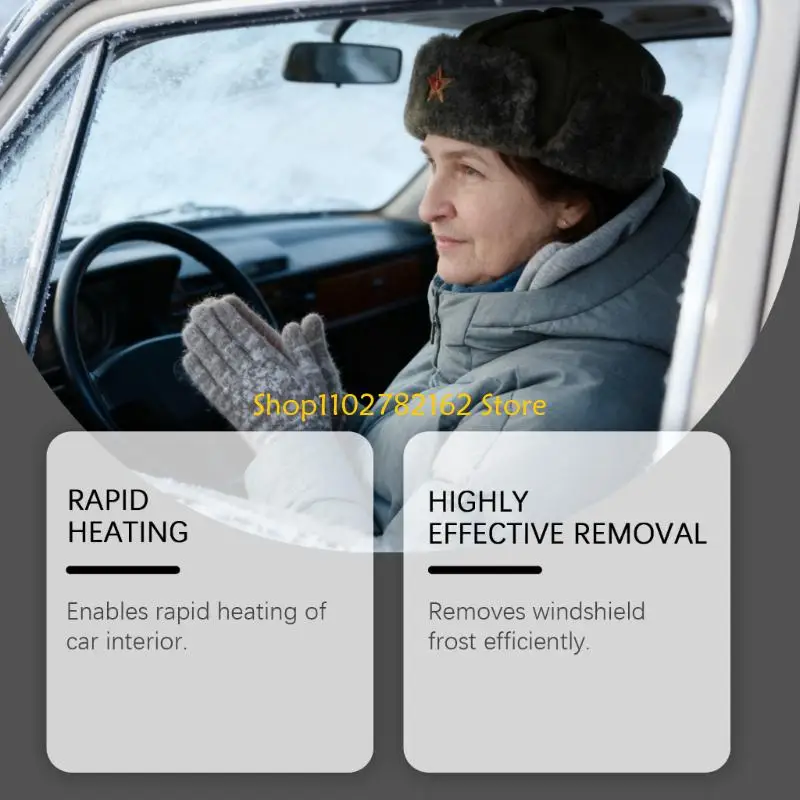 547B Double Function Portable Car Heater For Rapid Heating And Windshield Defrosting To Enhancing Driving Safety In Winter Co