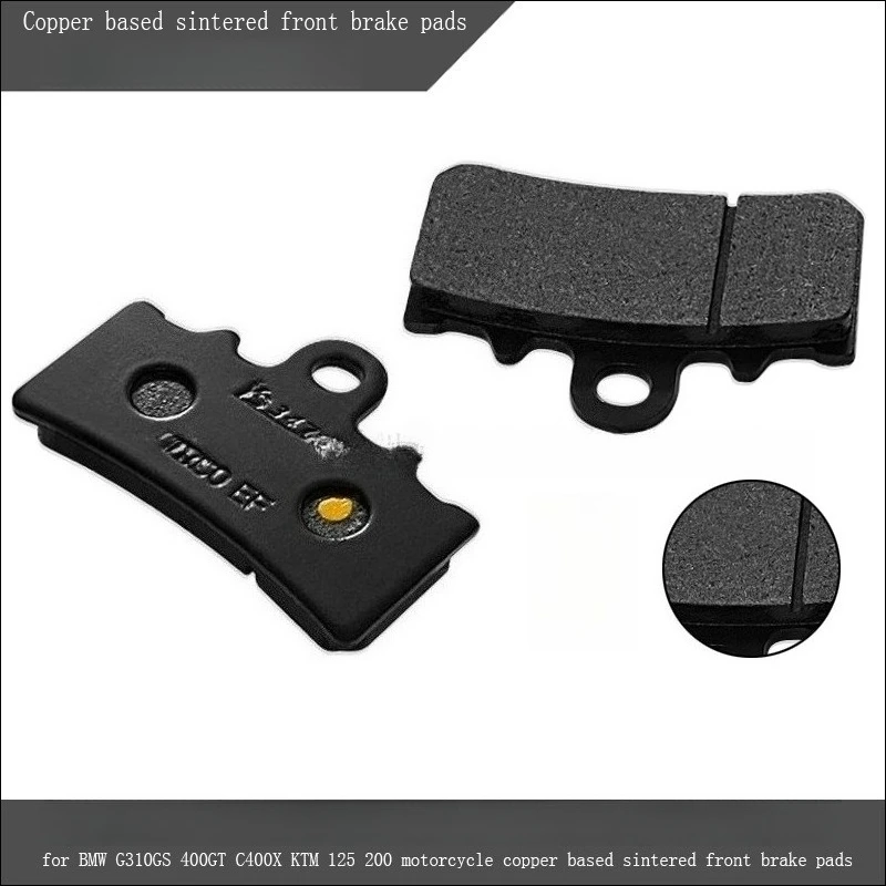 

For BMW G310GS 400GT C400X KTM 125 200 copper-based sintered front brake pads
