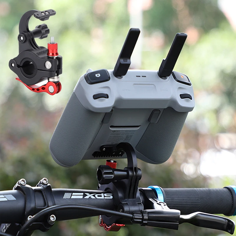 Remote Control Bike Clip for DJI RC2 Bicycle Bracket Holder Clamp for DJI Mini 4 Pro/DJI Air 3 Remote Controller Drone Accessory