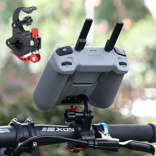 Imagen 1 del producto Clip de bicicleta con Control remoto para DJI RC2, abrazadera de soporte para bicicleta para DJI Mini 4 Pro/DJI Air 3, accesorio para Dron con mando a distancia