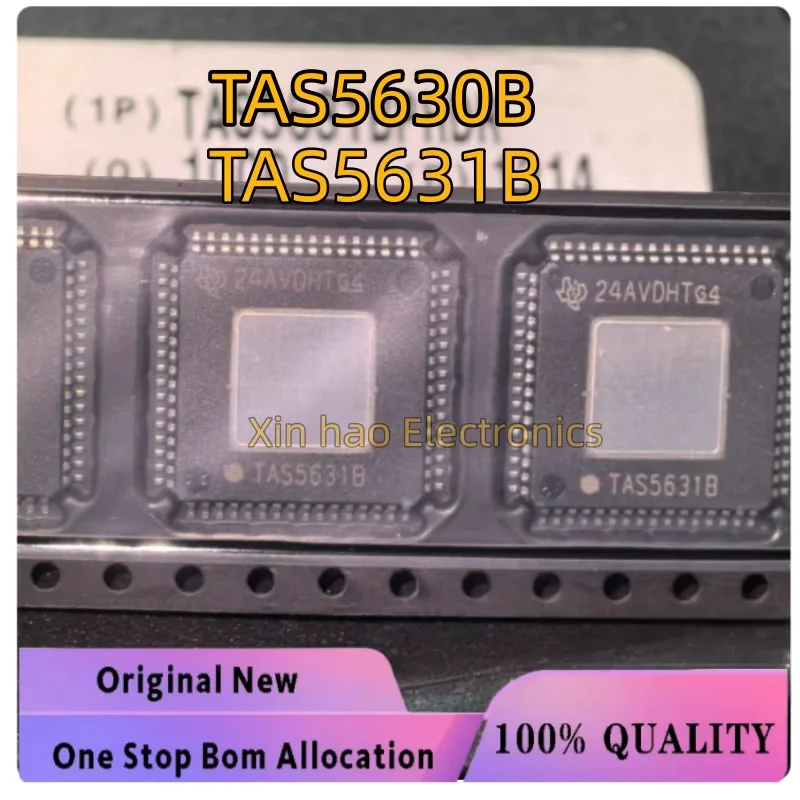 1PCS Nuevo original TAS5631B TAS5631BPHDR TAS5630BPHD TAS5630BPHDR TAS5630B TAS6584QPHDRQ1 TAS6584 QFP-64 Circuito integrado amplificador de audio