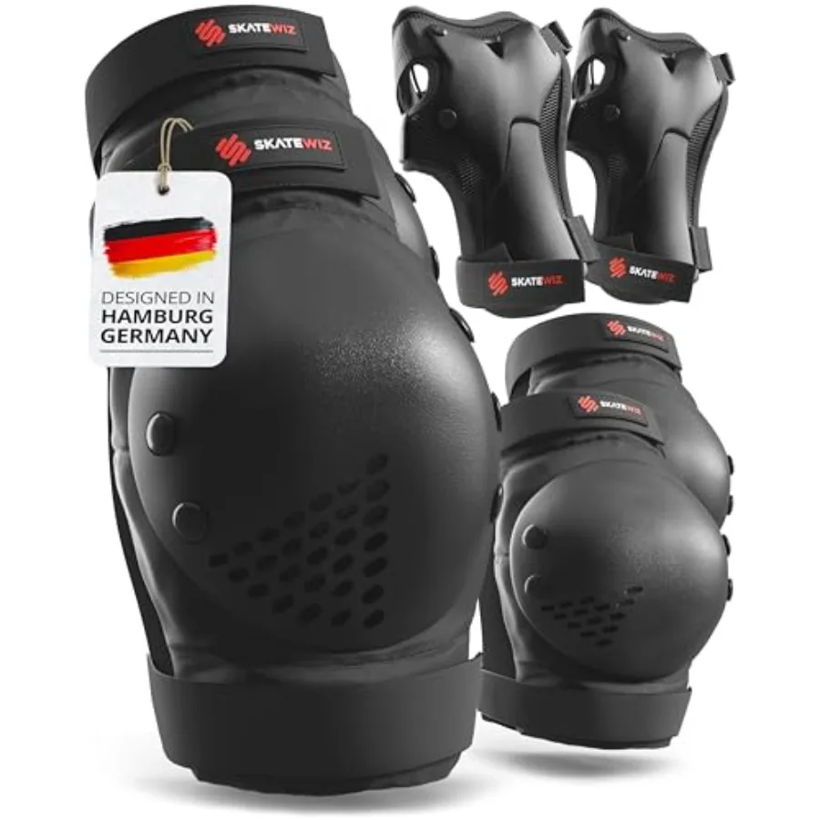 

kateboard Pad Protective Gear et for and Adut mah Roer kate Pad [6pc] with Writ Guard kating Protective Gear Roer Derby