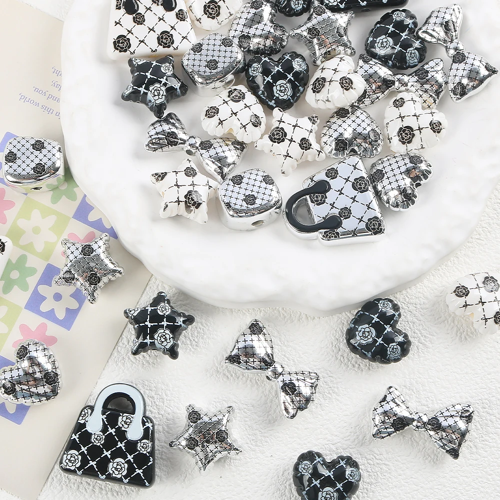 1pcs Acrylic Mixed Beads Loose Spacer Beads for Jewelry Making DIY Bracelet Necklace Earring