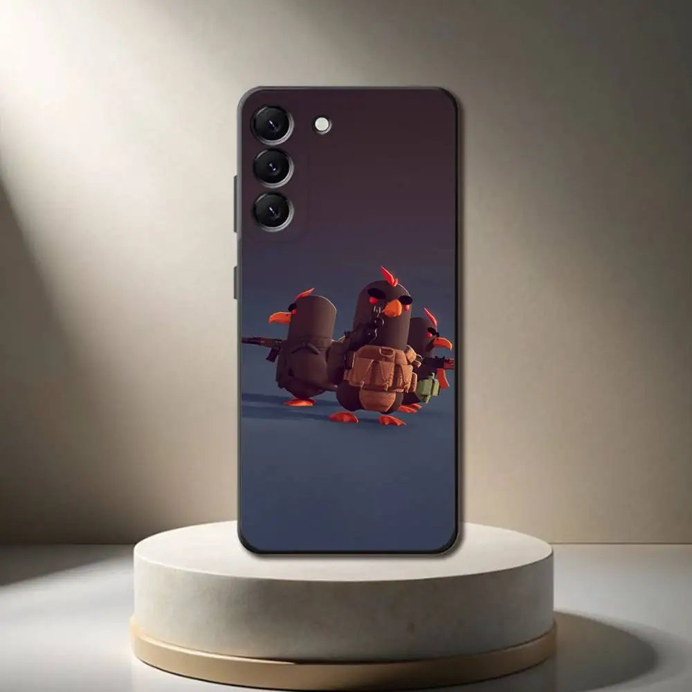 حافظة هاتف E-Escape من D-Duckov لهاتف سامسونج جالاكسي A 73,72,51,53,52,71,22,5G,Note,J7,8,9 غطاء أسود ناعم #2