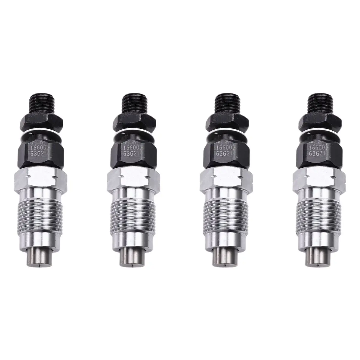 09b-automotive-parts-accessoriesset-of-4-new-diesel-fuel-injectors-16600-63g21-1660063g21-for-nissan-black-silver