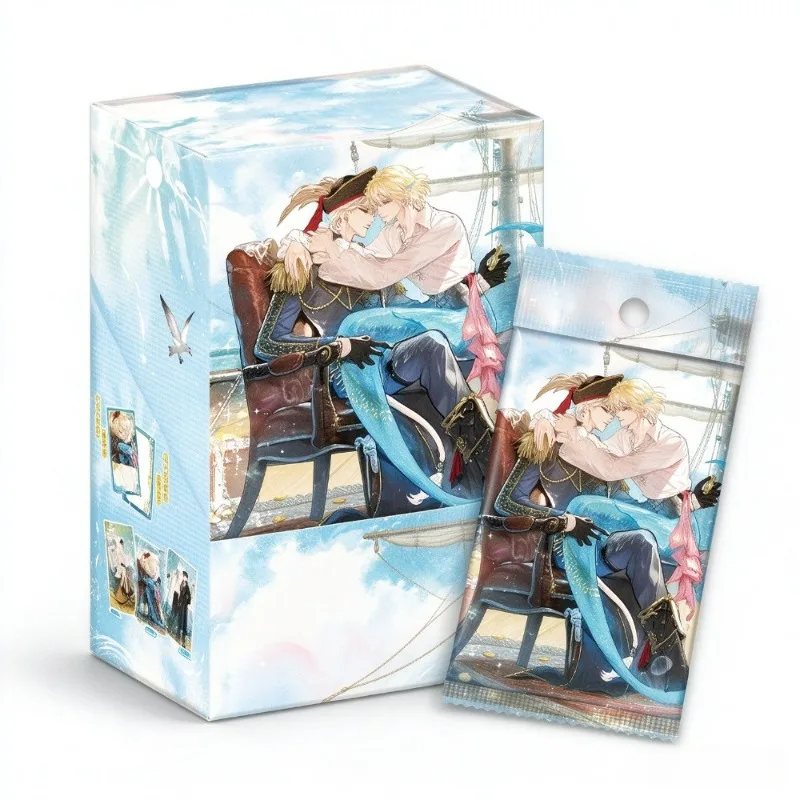 The Mermaids Fall Trading Cards Blind Bag Tide Whisper Series Lan Bo Bai Chu Collectible Card Game Anime Merch Gift For Fan