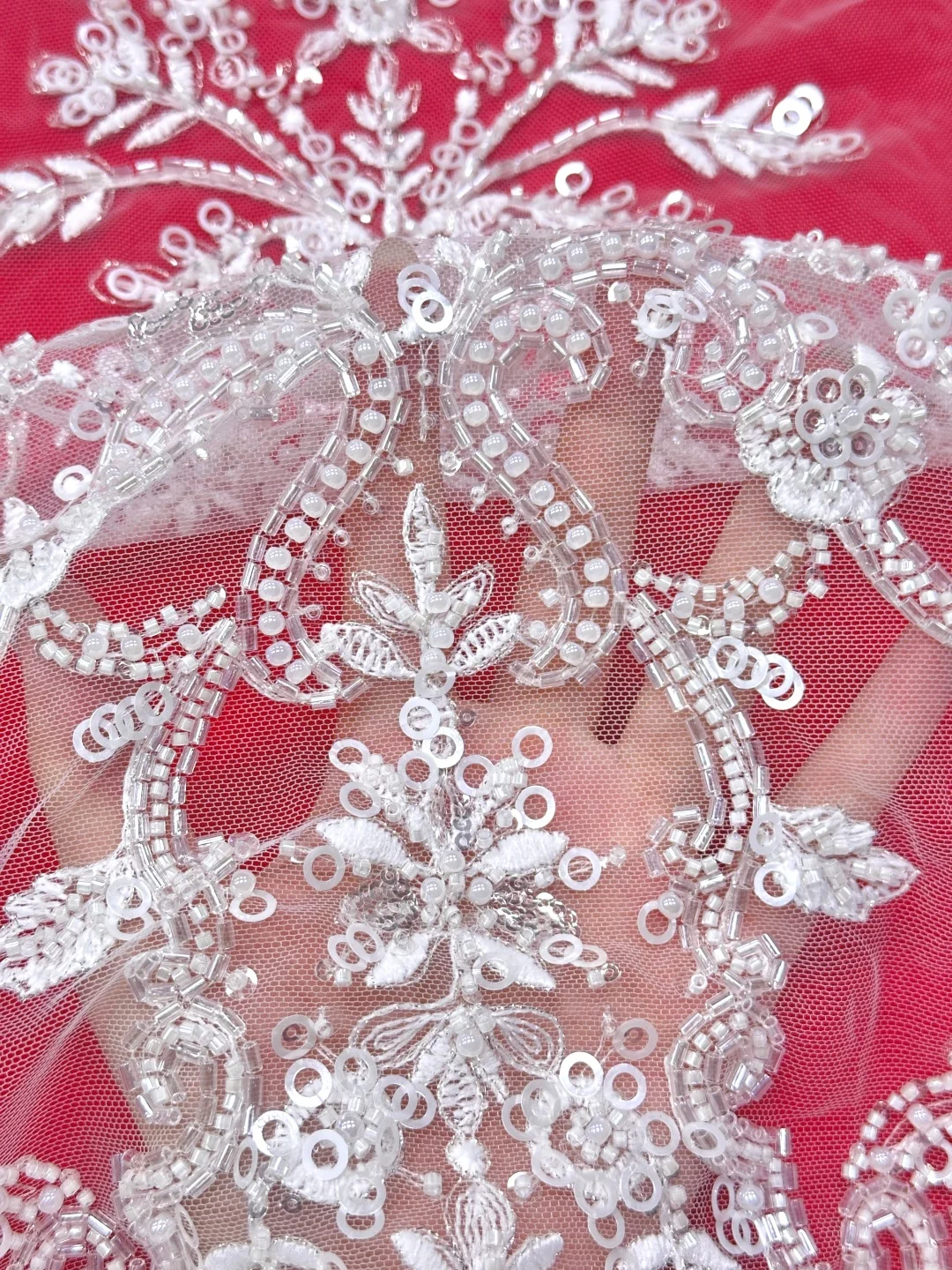 

Wholesale 2026Latest Best Quality Luxurious Elegant Soft Mesh lace With Lots Stones Fabric For Party Evening Dresses NN2851_R