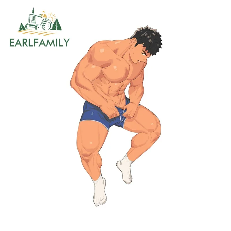 

EARLFAMILY 13 см x 6,9 см для сексуального красивого гея, мальчика, человека, мотоцикла, автомобиля, наклейки, граффити, наклейка на холодильник, бампер, декор для кемпера