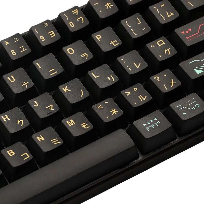 Line 71 key OEM height PBT keycap, all-inclusive five-sided sublimation process, compatible with GH60 GK64