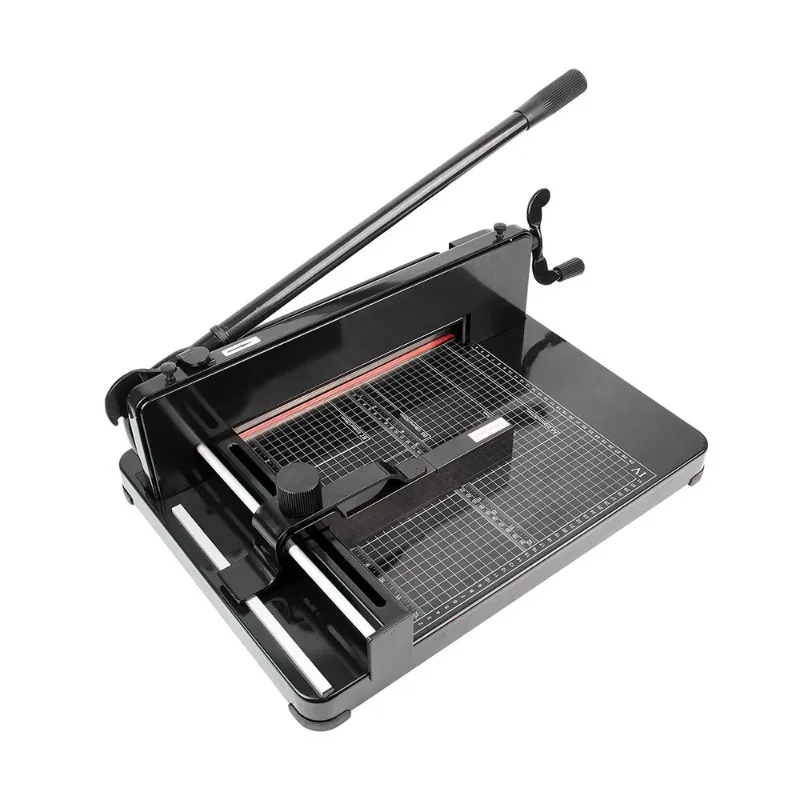 858 Manual Paper Cutting A4 Photo Heavy Duty Paper Cutter Guillotine Paper Trimmer for Office Desktop Thick Cutter