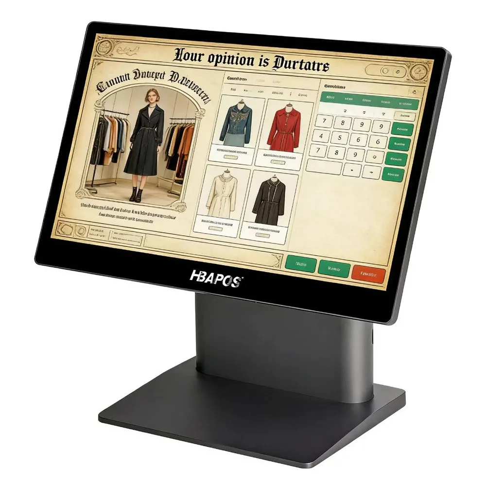 

ATV&UTV15.6" Touchscreen POS Terminal, Safe Packaging & Durable Design Cash Register Machine for Store & Supermarket