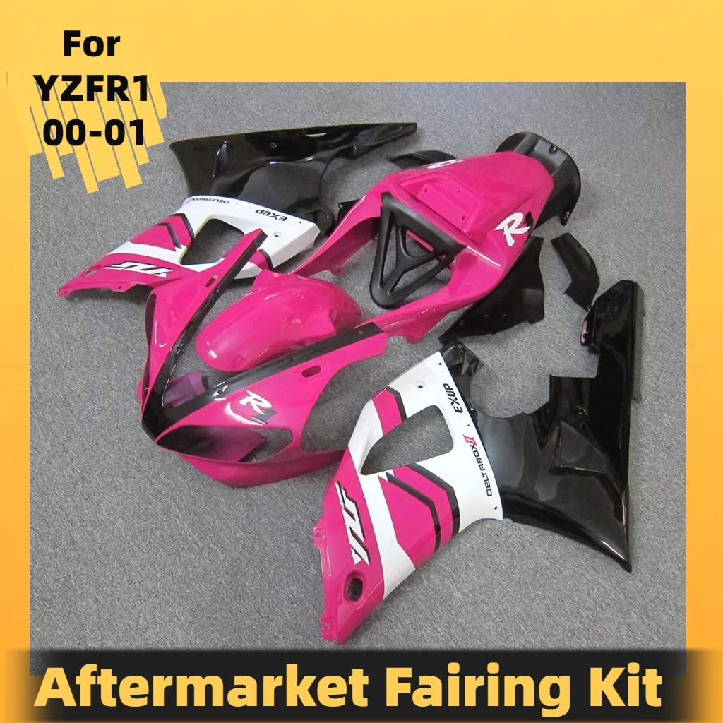 Fairings for Yamaha YZF R1 00 01 ABS Plastic Injection Prime Aftermarket Motorcycle Customizable Fairing Kit R 1 2000 2001