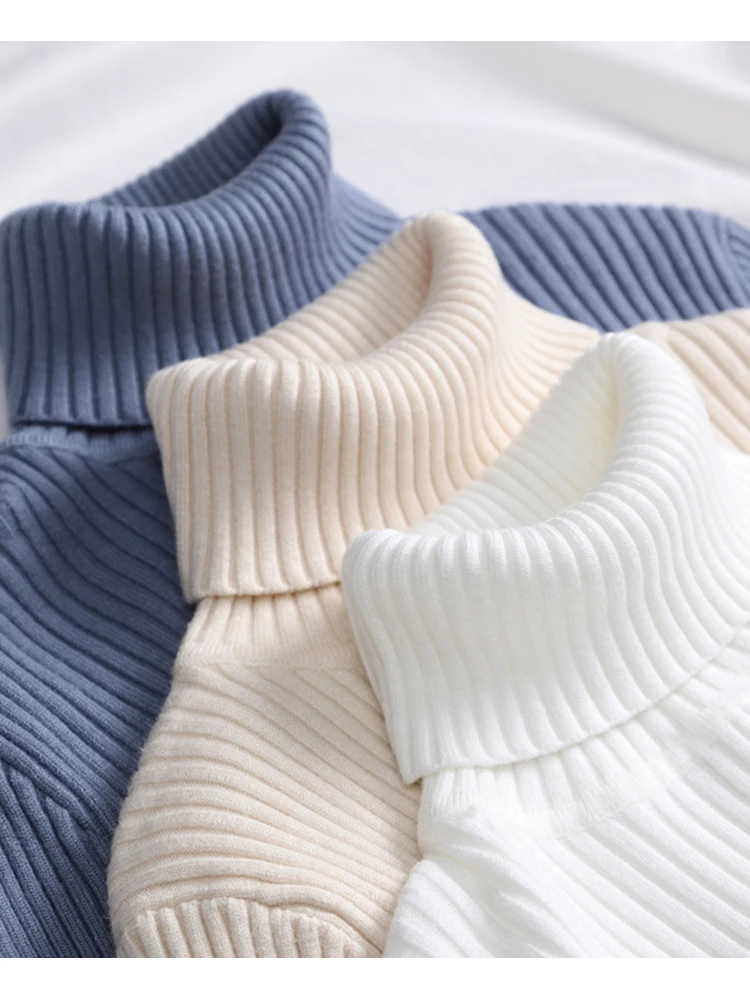 Heliar 여성용 가을 터틀넥 스웨터, 니트 소프트 풀오버, 캐시미어 점퍼, 기본 소프트 스웨터, 2024 가을 겨울