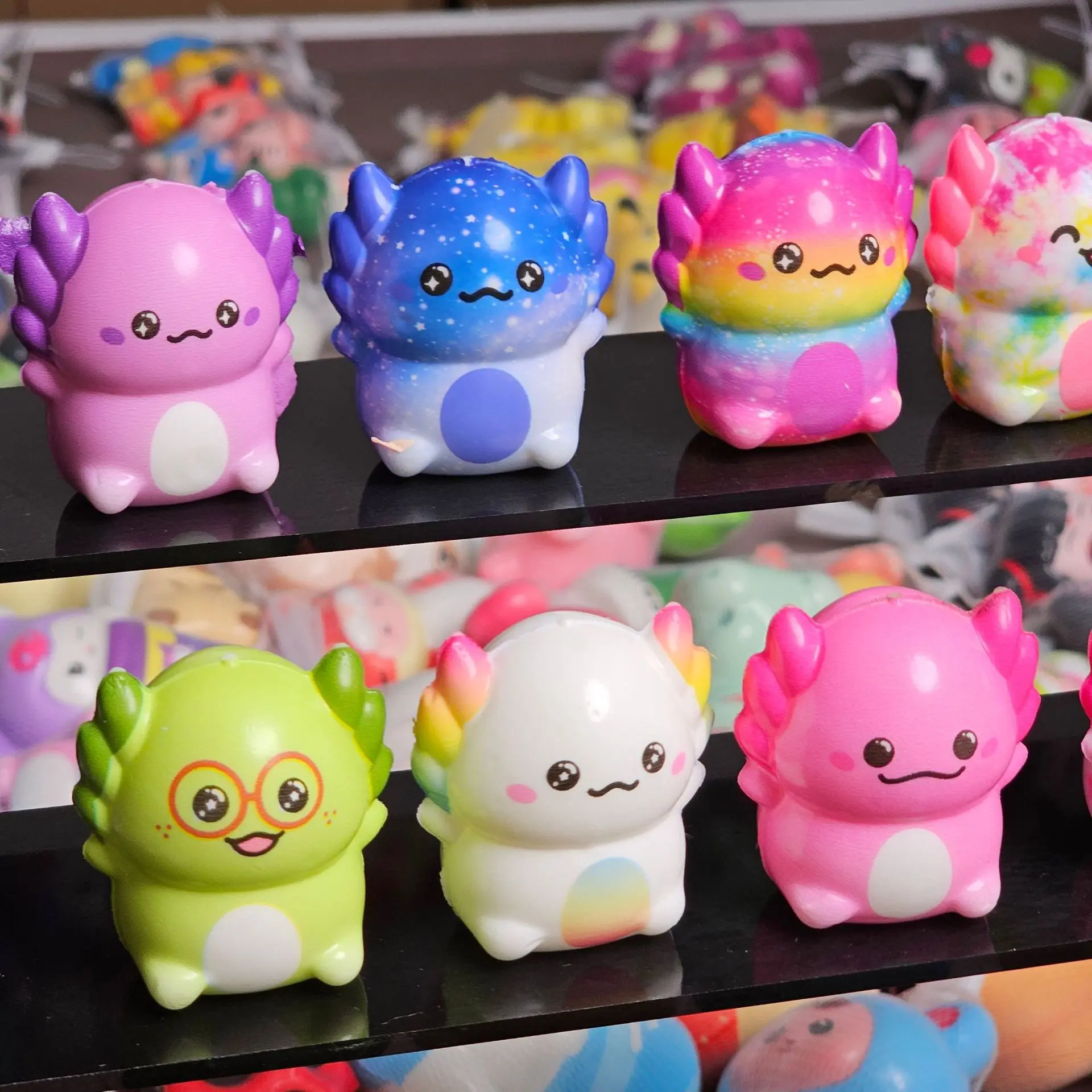 10/20 Stück Mini-Kawaii-Tintenfisch-Stressabbau-Spielzeug für Erwachsene, niedliches, langsam aufsteigendes Spielzeug, Karnevalsgeschenk, Partygeschenk – Detail 1