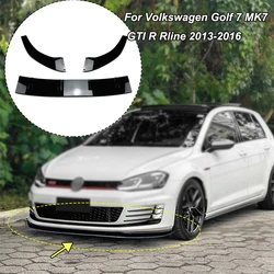 Front Bumper Lower Lip Splitter Diffuser Front Lip Spoiler For Volkswagen Golf 7 MK7 GTI R Rline 2013-2016