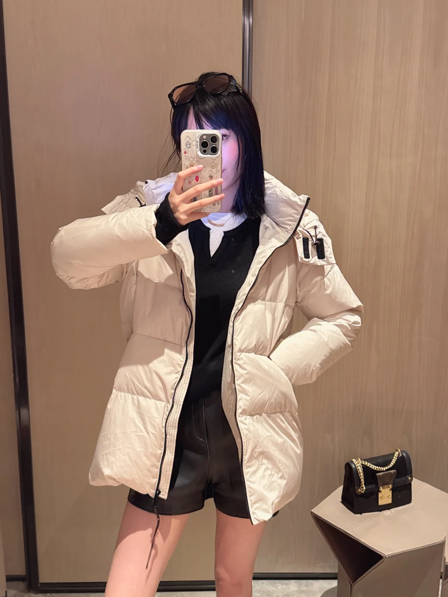 

Max XL Classic Hooded 90% Goose Down Mid-length Coats & Jackets 2024 New Outerwears Clothing Thicken Warm Women's Winter Outdoor