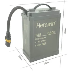 Original Herewin 53.2V 14S PRO + 22000mAh 25C Rechargeable Battery for Agriculture