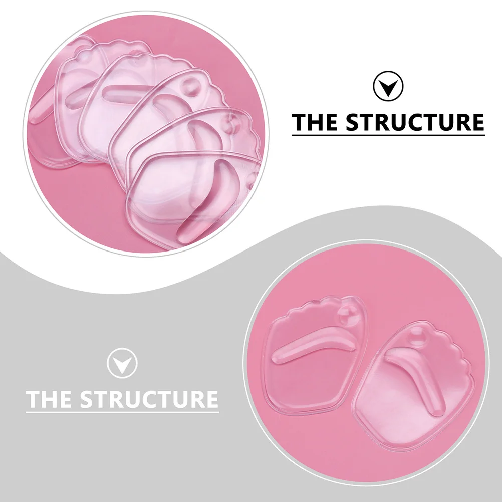 

1Set Silicone Forefoot Cushion Gel Pads Pain Relief Toe Spacer Straightener for High Heels Yoga Foot Care Forefoot Pads