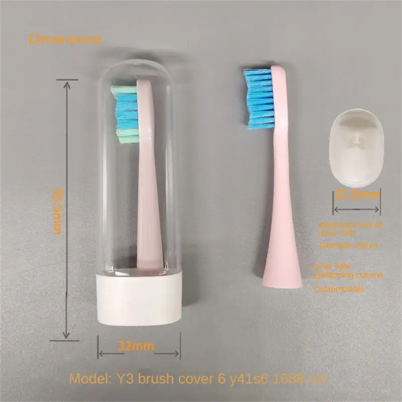 2/4/6PCS Modern And Minimalist Toothbrush Dust Cover Light Tooth Dust-proof Brushes Protector 32 * 22 * 108mm Tooth Brushes Case