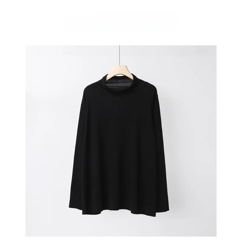 

FangJiaJia plus Size Women's Long Sve T-irt Slippery Smooth Collar Base irt Winter New Sle Casual Loose Fit Polyeste...