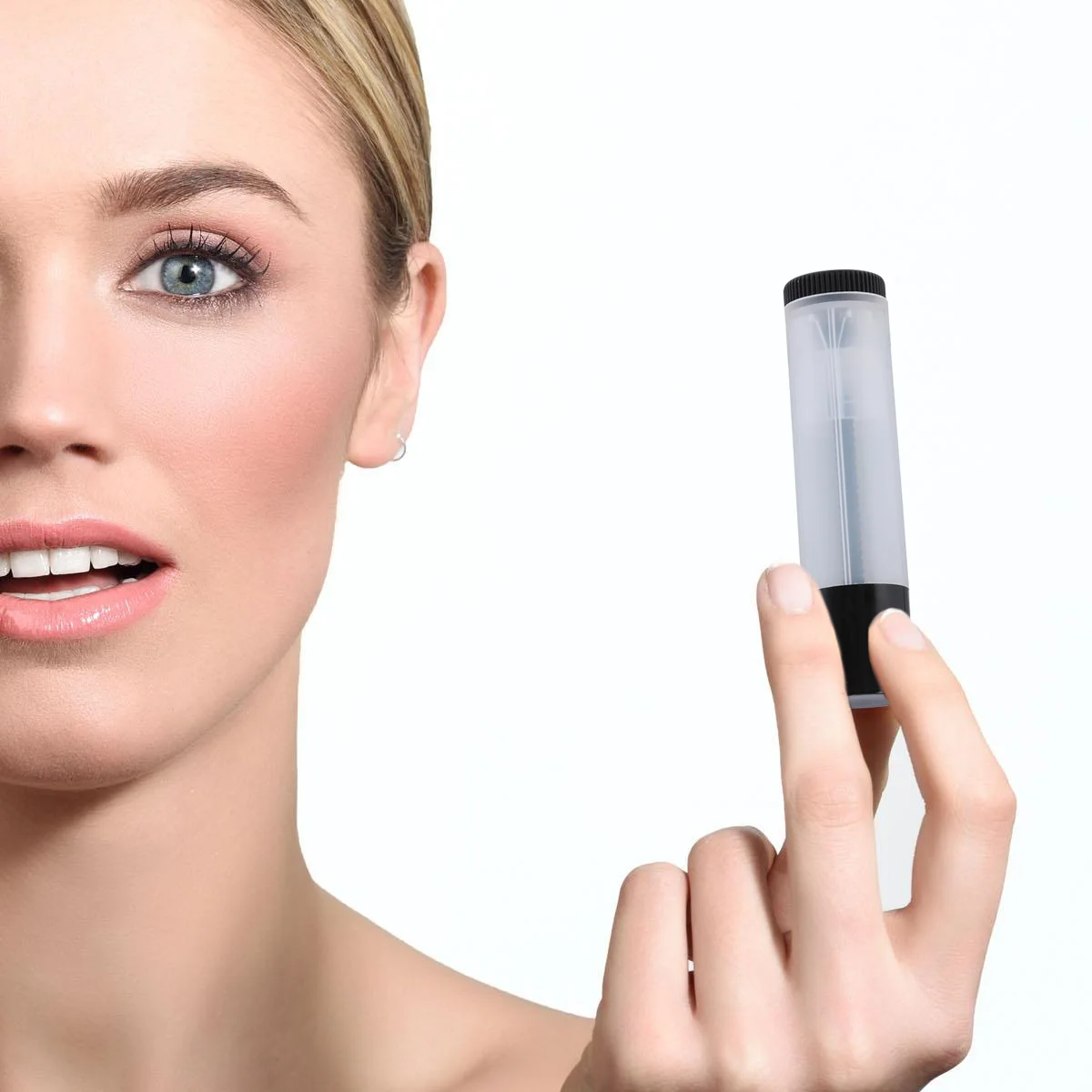 หลอดลิปบาล์มใส 20 ชิ้น แบบพกพา ทนทาน ภาชนะลิปสติกพลาสติกเปล่า ขวดลิปกลอสแบบเติมได้ ที่ใส่ลิปกลอส DIY