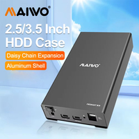 MAIWO Mobile Hard Drive Box 2.5/3.5 Inch Sata Serial Port Usb3.1 Reading Box Desktop Notebook Mechanical Solid State Drive
